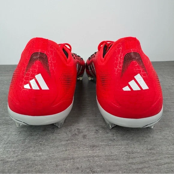 Adidas Predator Pro FG Soccer Cleats - Red/White - ID3856 Men's Size 12